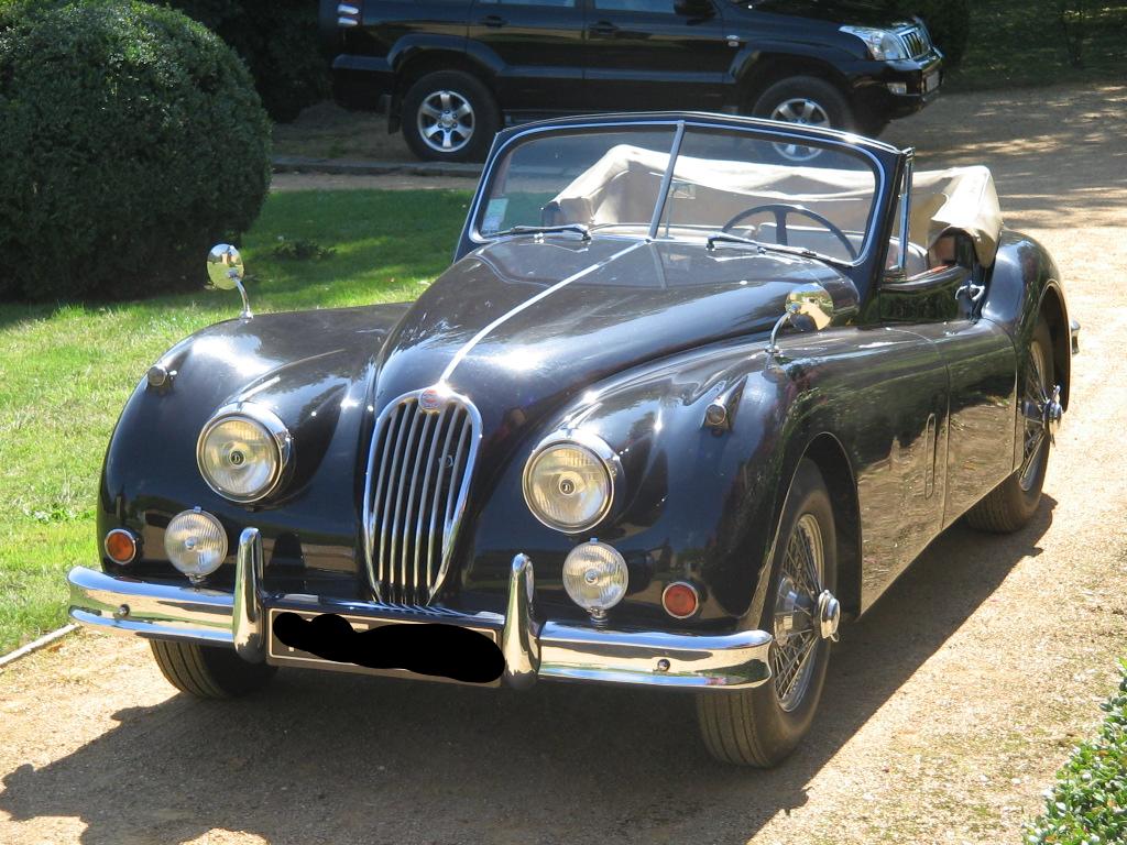 JAGUAR XK140 CABRIOLET (DHC) - 1955 LesAnciennes.com