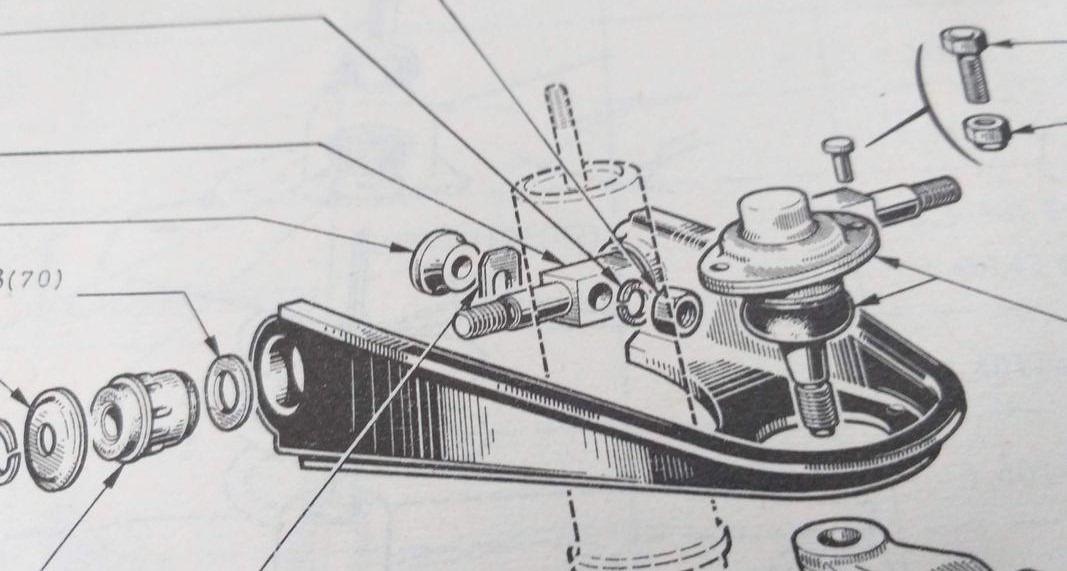 Entretoises SIMCA 1000 LesAnciennes.com