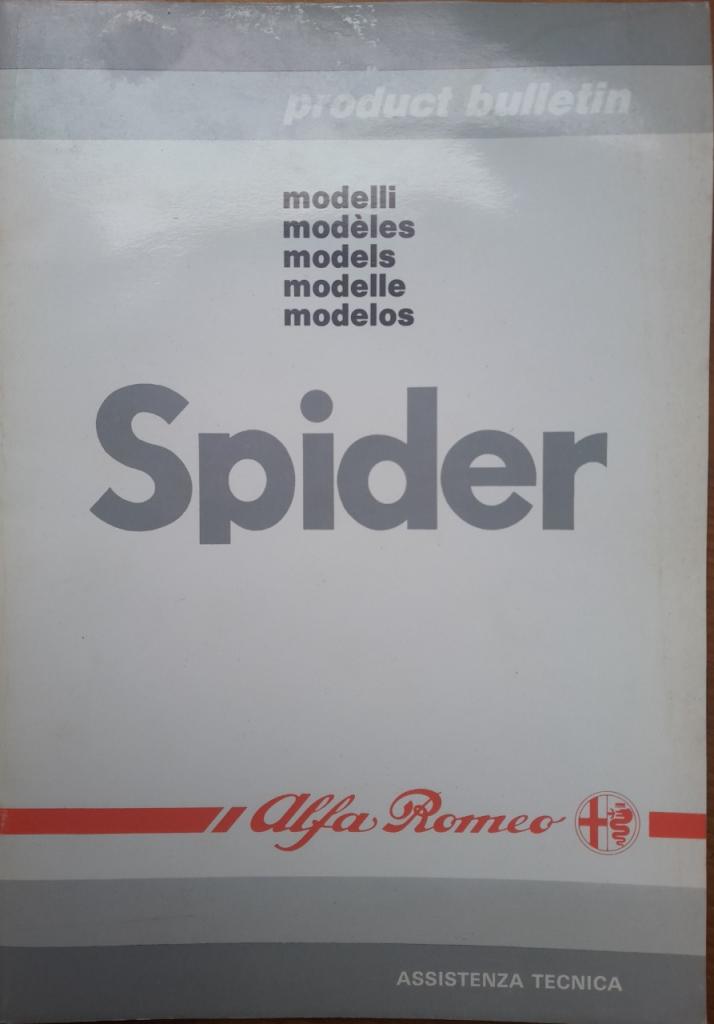 Alfa Roméo Spider informations atelier LesAnciennes.com