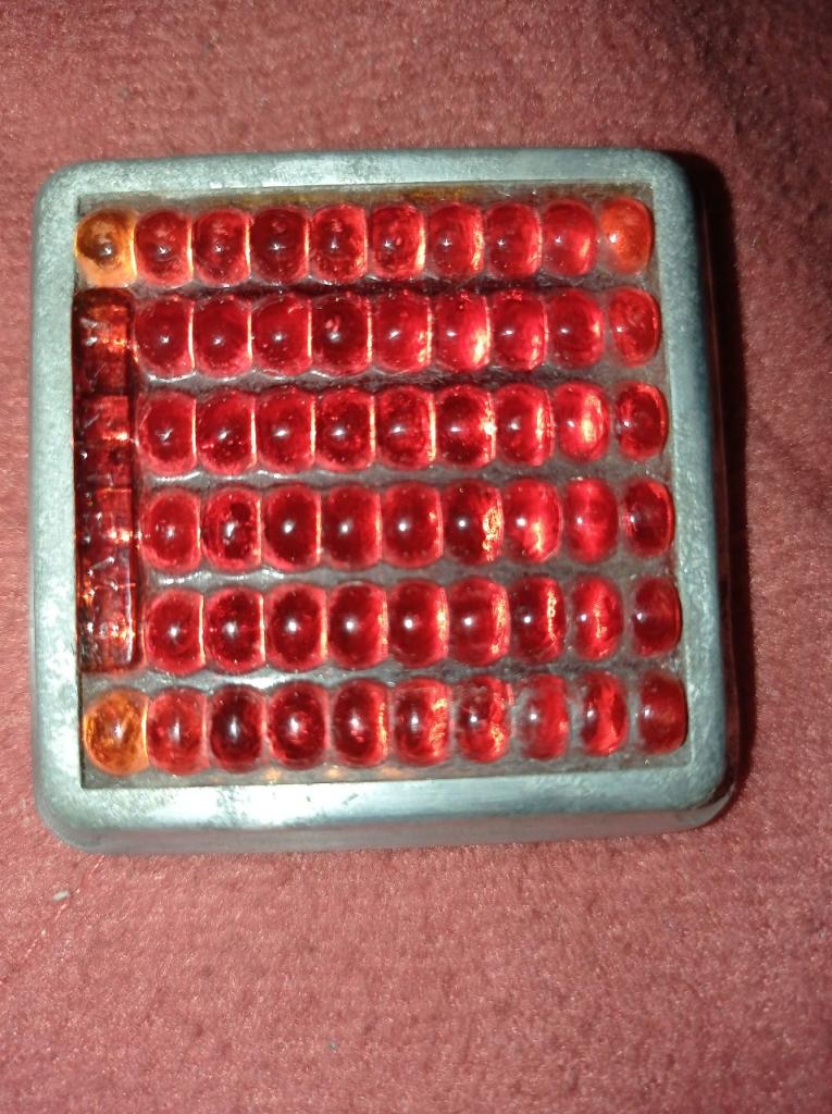 Catadioptre Rouge SEIMA TPV496 - Pour Voiture Ancienne, Cyclo