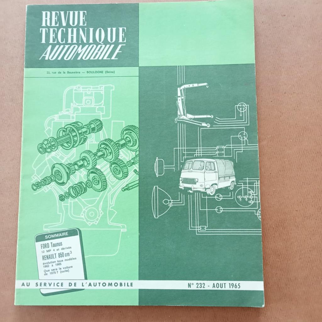 REVUE TECHNIQUE RENAULT 850 ESTAFETTE LesAnciennes.com