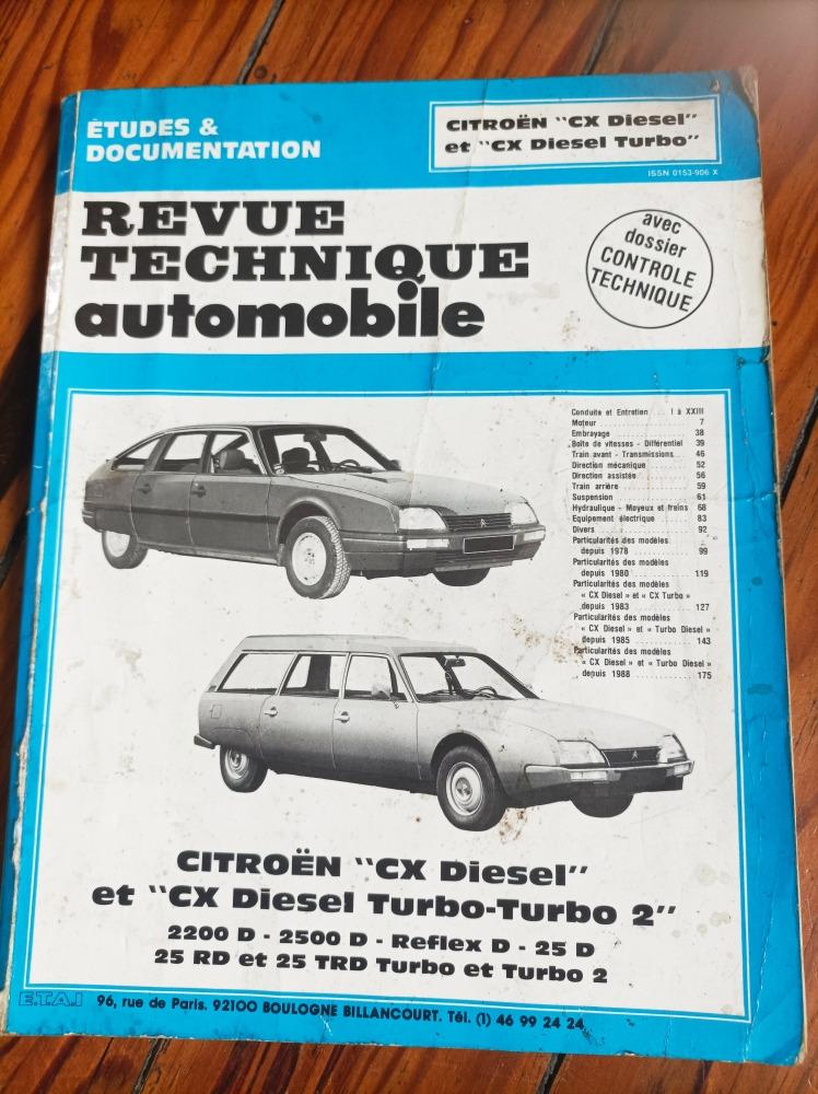 Revue technique citroën CX Diesel et Turbo LesAnciennes.com