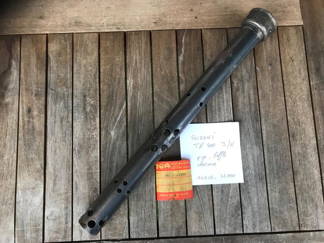 SUZUKI TS 400, chicane neuve d’échappement LesAnciennes.com