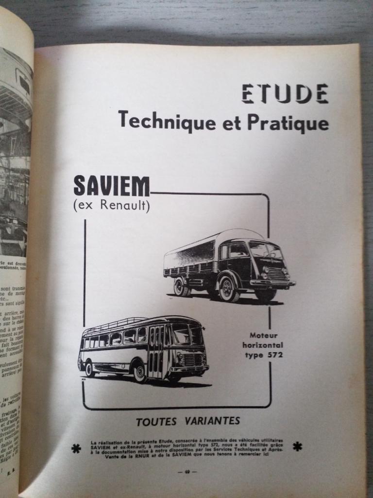 RTA RENAULT et SAVIEM Moteur 572 HORIZONTA LesAnciennes.com