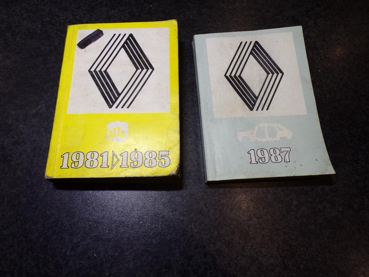 Anciens mémentos Renault 1981/58 - 1987 LesAnciennes.com