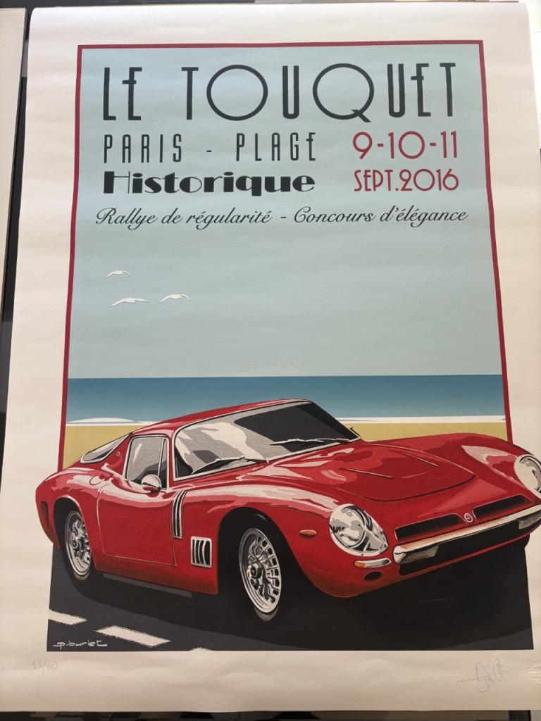 Affiche Touquet Paris Plage historique LesAnciennes.com