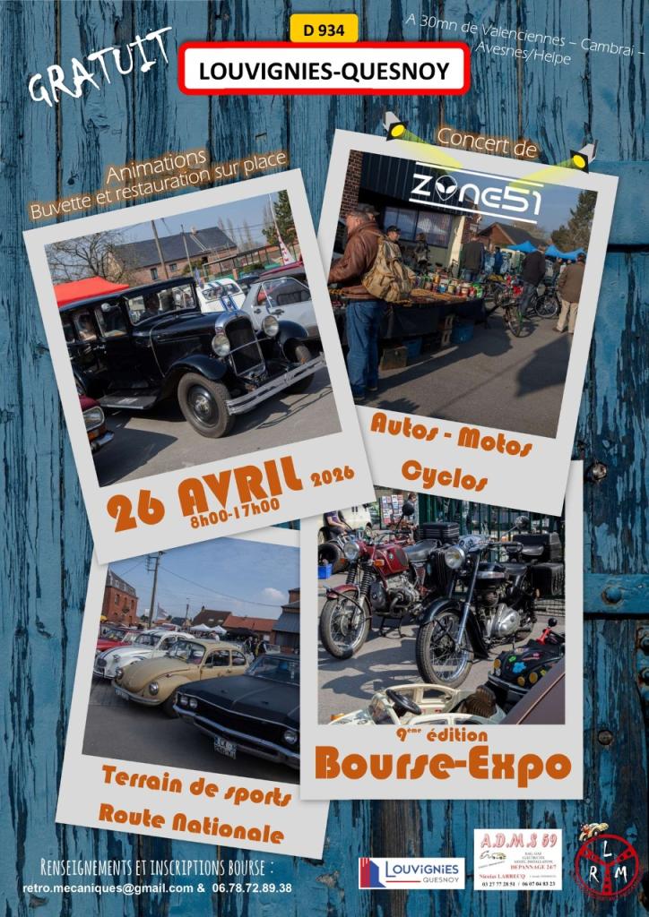 Bourse Exposition Autos-Motos-Cyclos LesAnciennes.com