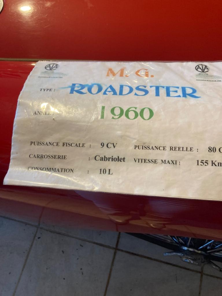MG MGA Mga 1600 roadster - 1960 LesAnciennes.com