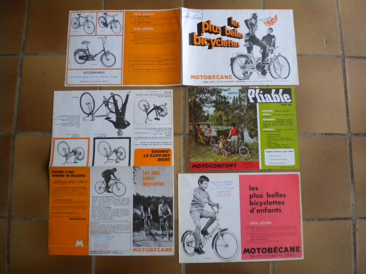 CATALOGUE PUBLICITAIRE D'ÉPOQUE MOTOBECANE VELOSOLEX SOLEX 3800 et M3 EUR 12,99 - FR