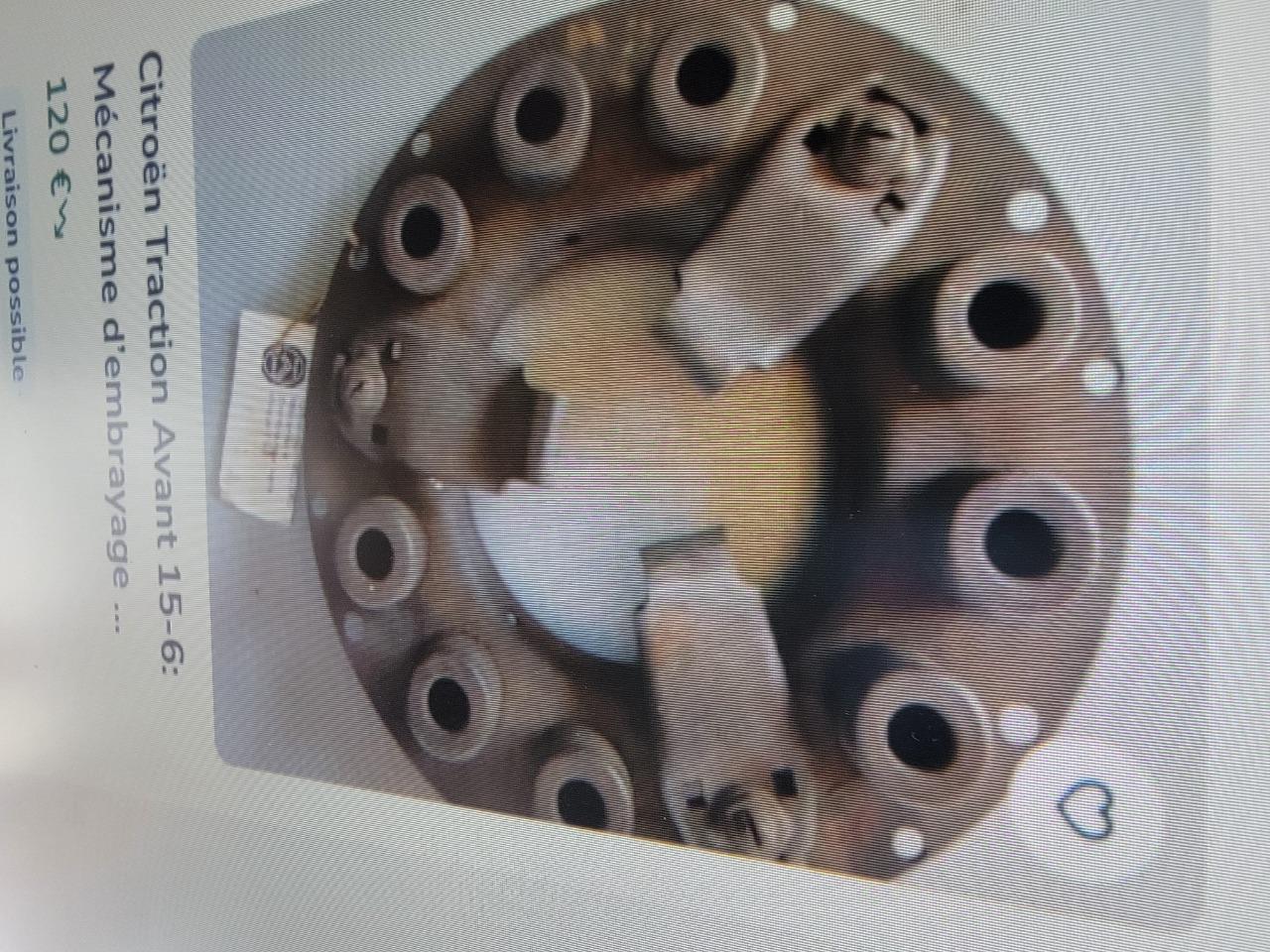 Cache roue CITROEN Traction 11 AL Cabriolet LesAnciennes.com