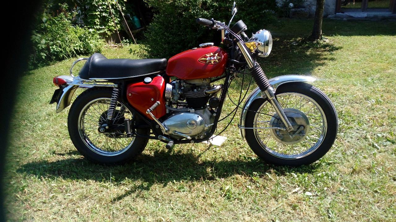 BSA A65 Fire scrambler - 1971 LesAnciennes.com