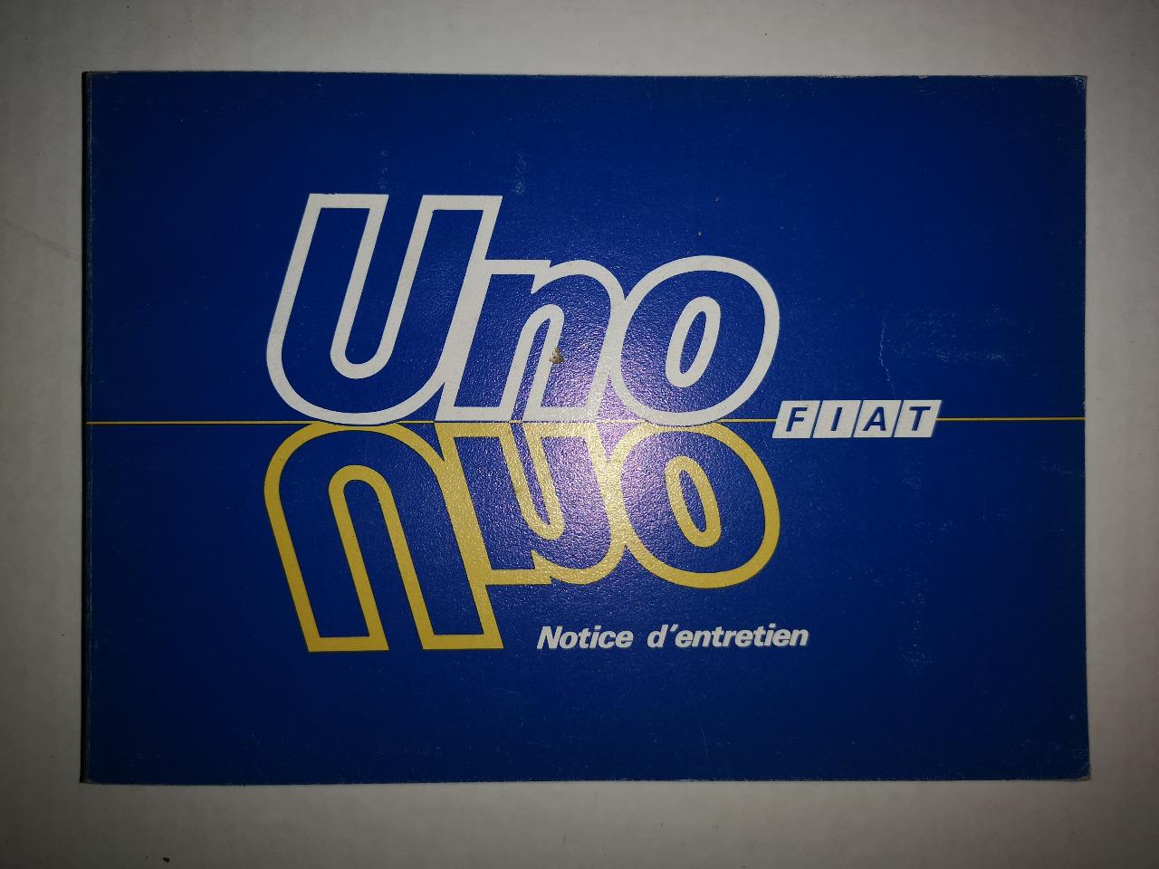 Manuel d'utilisateur FIAT UNO 1984 LesAnciennes.com