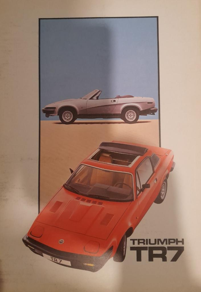 Triumph TR7 catalogue publicitaire LesAnciennes.com