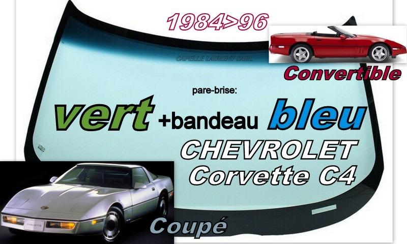 CHEVROLET CORVETTE C4 PARE BRISE NEUF LesAnciennes.com