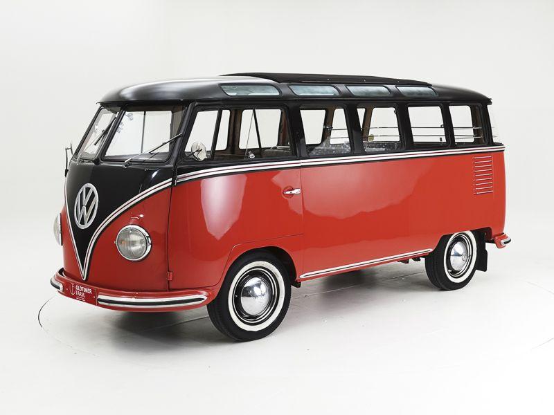 VOLKSWAGEN T1 Samba 23 Windows - 1956 LesAnciennes.com