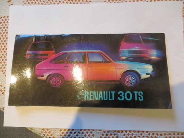 Manuel de conduite R30 TS LesAnciennes.com