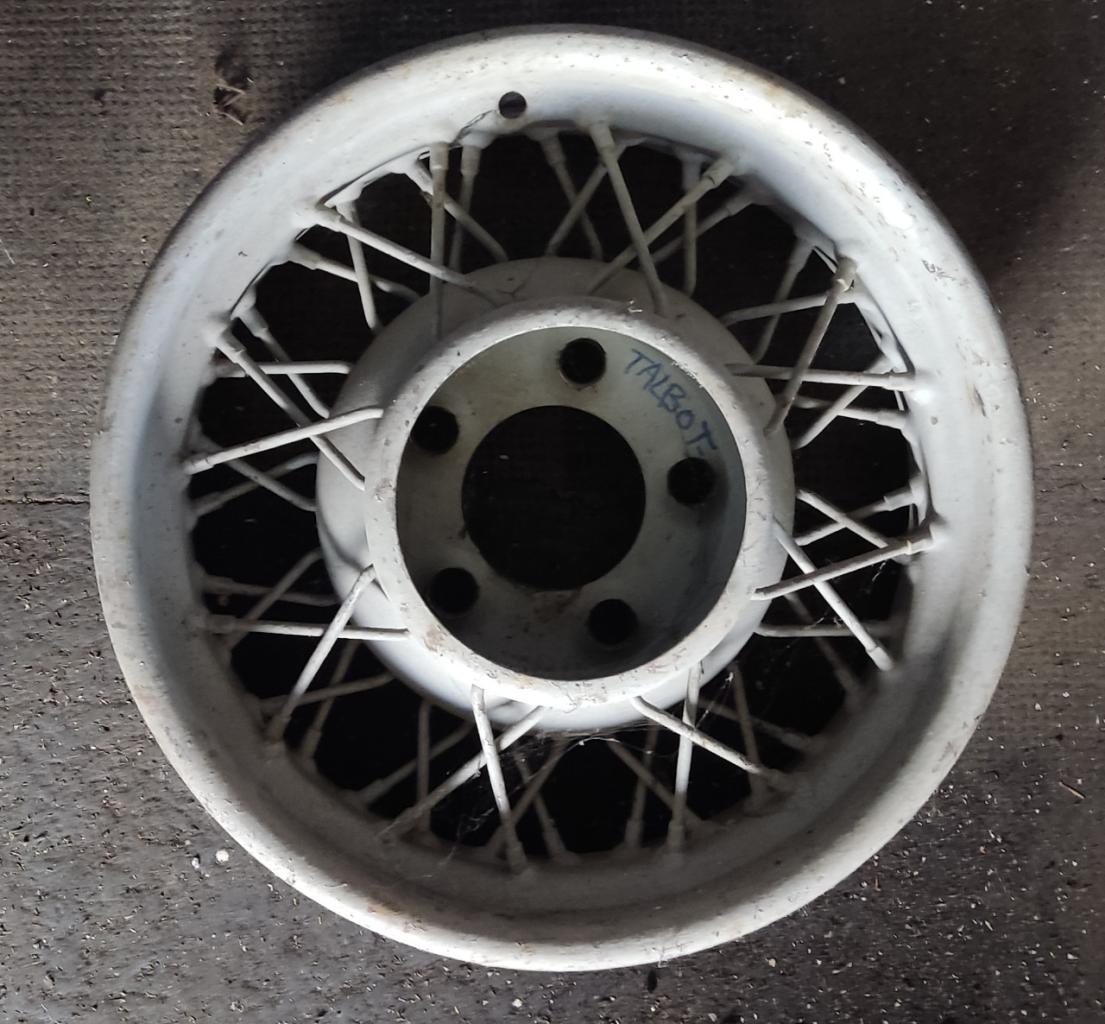 Jantes rayon TALBOT T10 diam 16" LesAnciennes.com