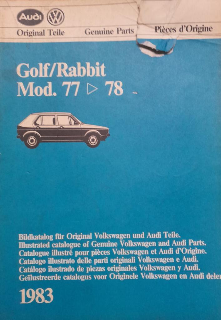 VW Golf cabrio Catalogue de pièces détachées LesAnciennes.com