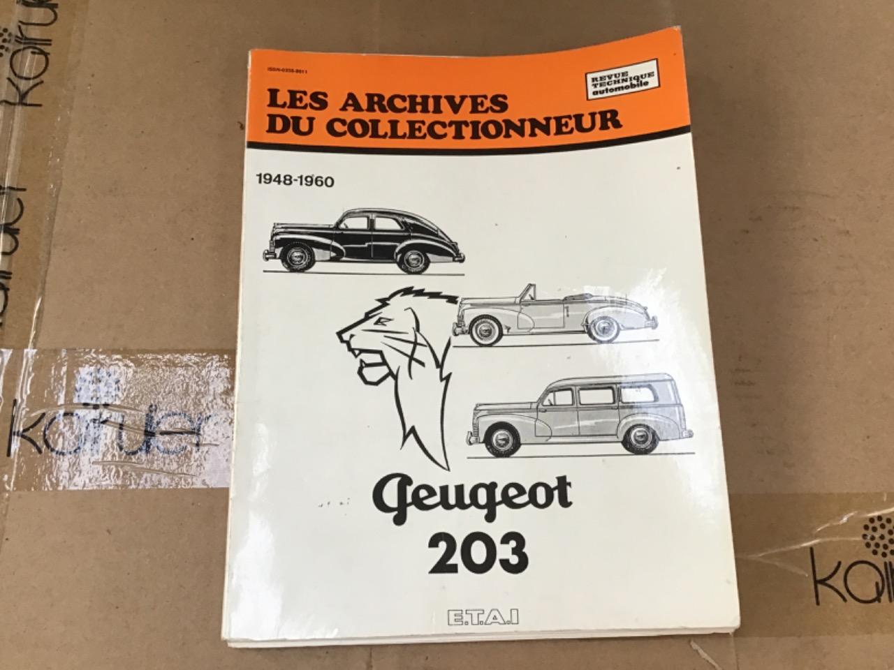 REVUE TECHNIQUE PEUGEOT 203 LesAnciennes.com