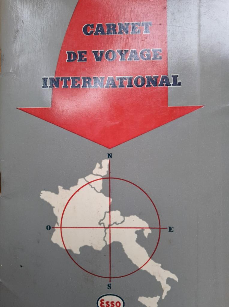 Carnet de voyage international 1950 LesAnciennes.com