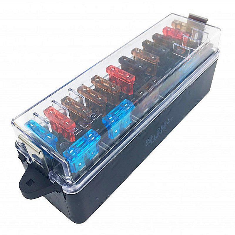 Boitier pour 16 fusibles standard LesAnciennes.com