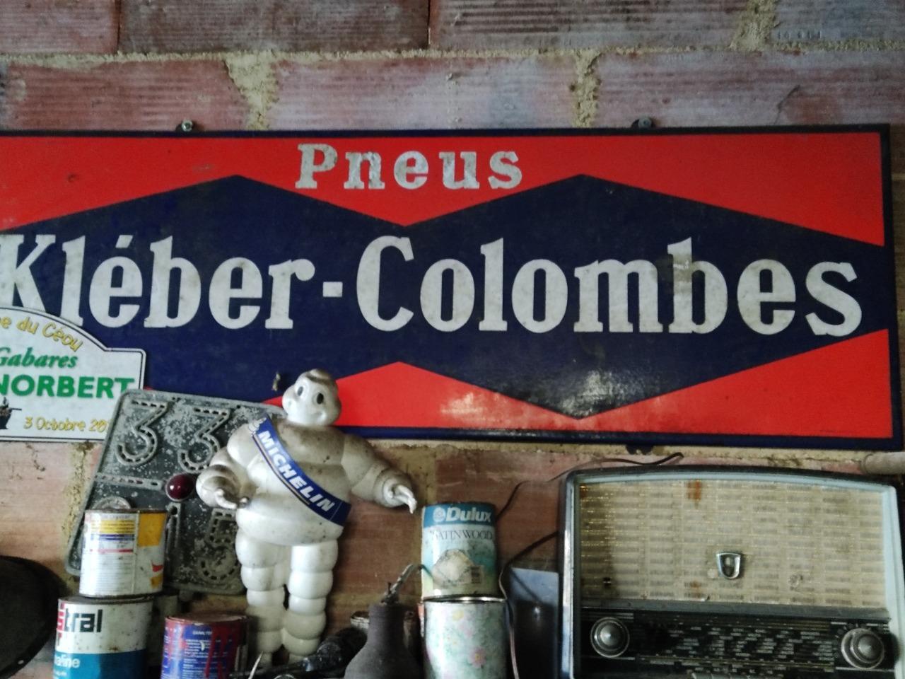 PLAQUE PNEU KLEBER COLOMBE LesAnciennes.com