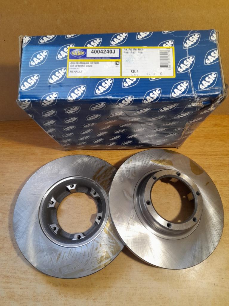 Disques de frein avant Renault 4 R5 R12 R17 LesAnciennes.com
