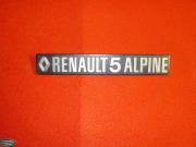 image_0-Monogramme RENAULT 5 (R5) Alpine