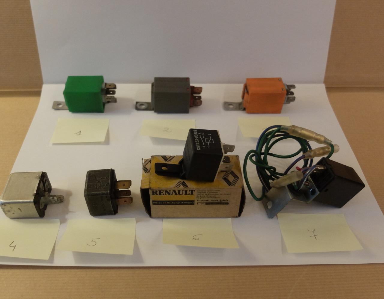 Relais divers 12 Volts pour voitures anciennes LesAnciennes.com