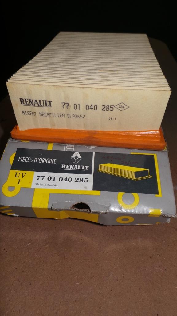 Filtres à air Laguna et Safrane LesAnciennes.com