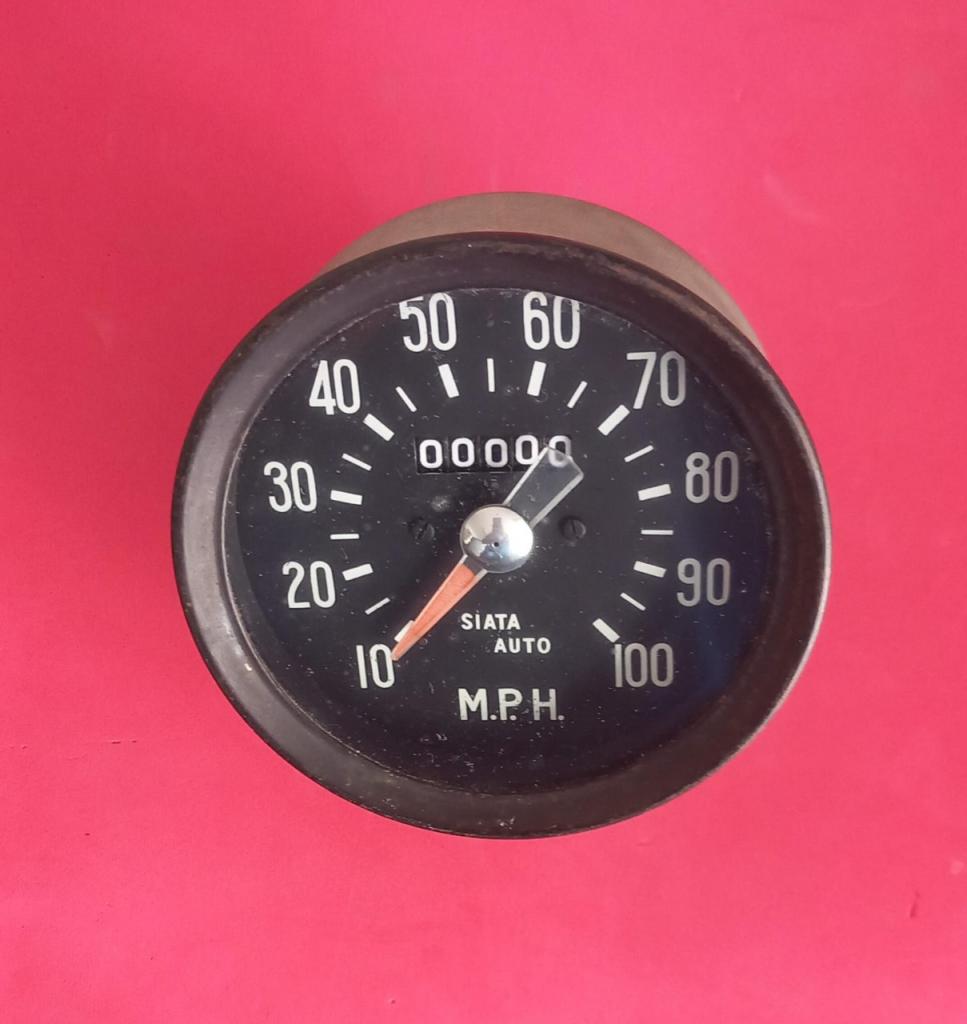 FIAT 850 siata spring compteur de kilométrage LesAnciennes.com