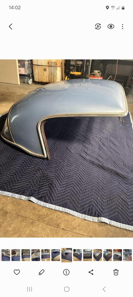 Hard top AUSTIN HEALEY 3000 Bt7 LesAnciennes.com