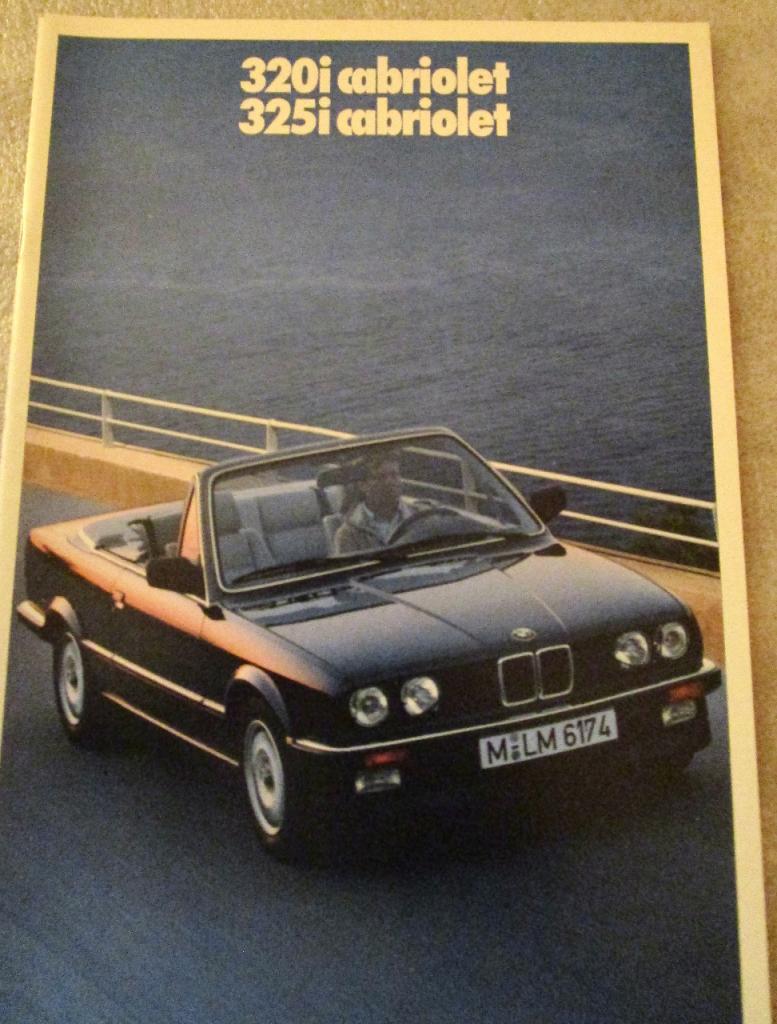 Catalogue BMW 320I CAB 325I CAB- DE 1987 LesAnciennes.com