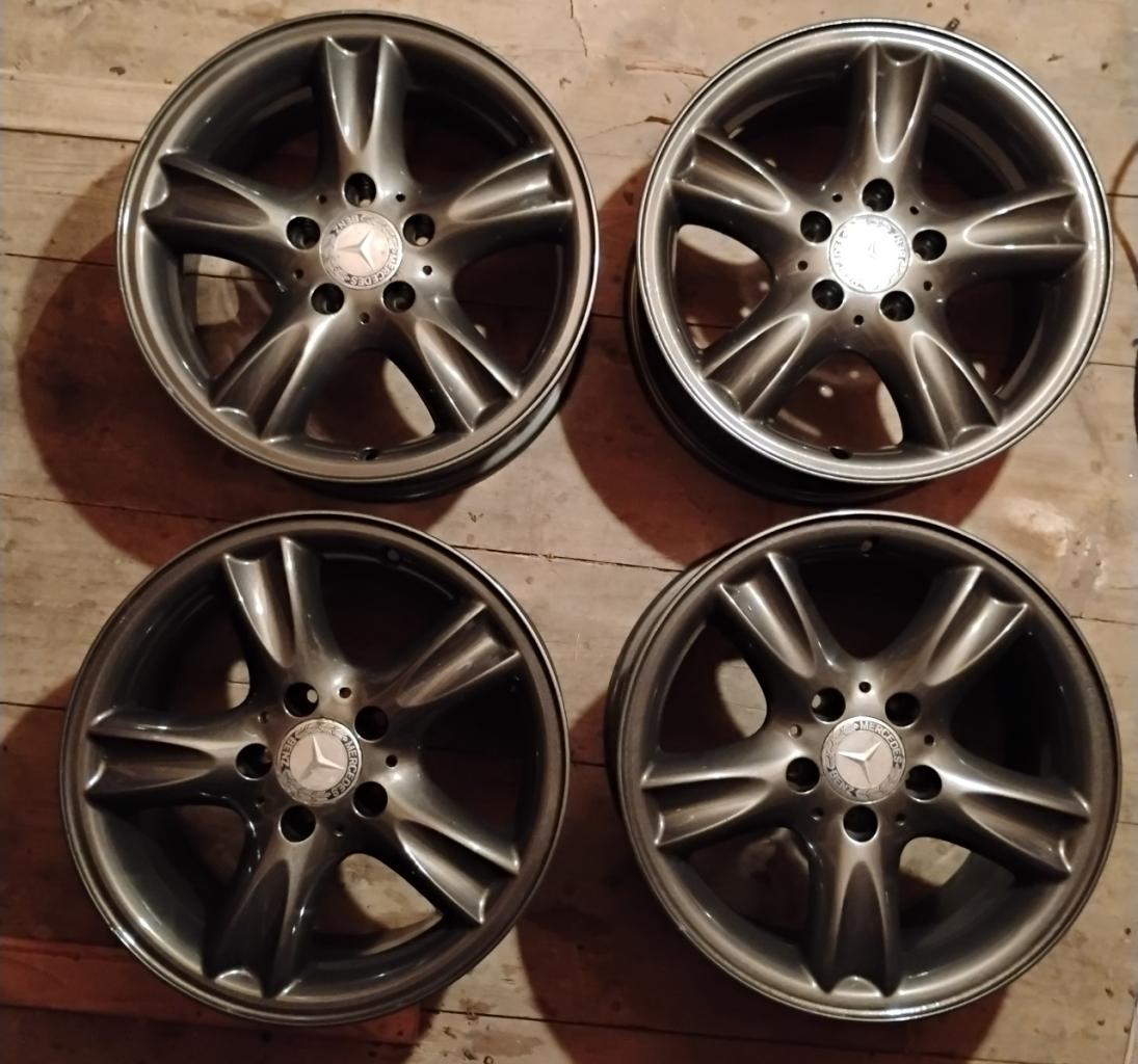 ✅ 4 Jantes Mercedes 16 pouces - Monte asymétrique LesAnciennes.com