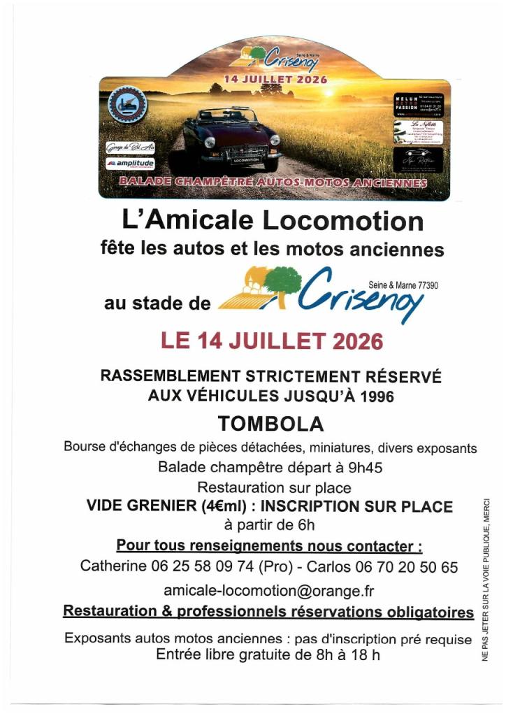 L'AMICALE LOCOMOTION LesAnciennes.com