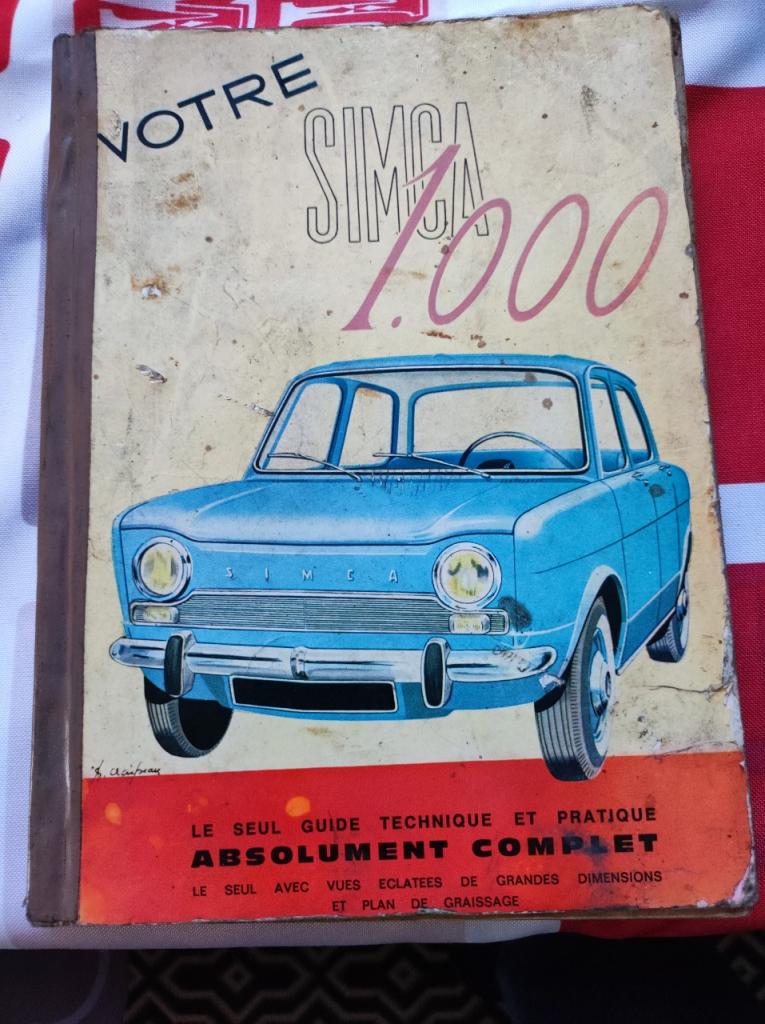 Livre SIMCA 1000 toute version LesAnciennes.com