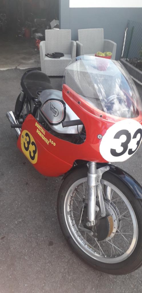 NORTON Dominator Domiracer dunstall - 1965 LesAnciennes.com
