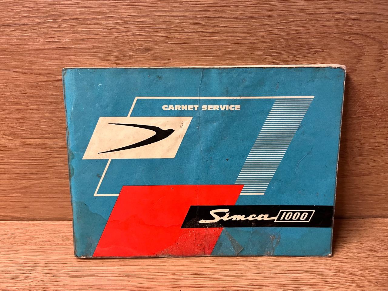 Notice pour Simca 1000. LesAnciennes.com