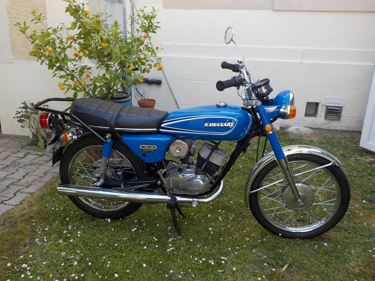 KAWASAKI 100 cc g7 g7 - 1976 LesAnciennes.com