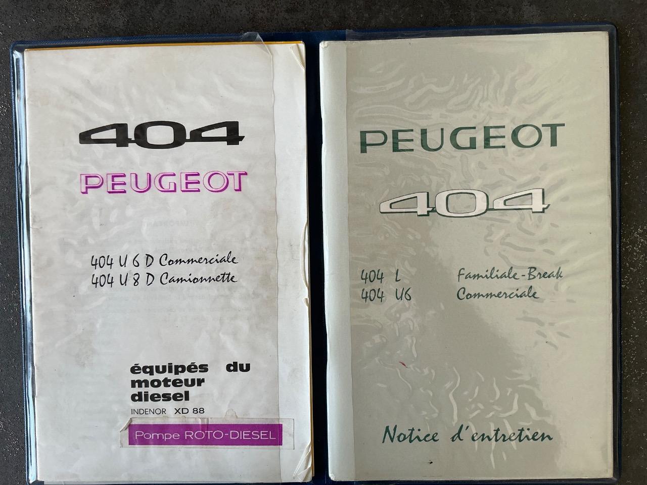 Carnet de bord d’origine pour 404 Peugeot LesAnciennes.com