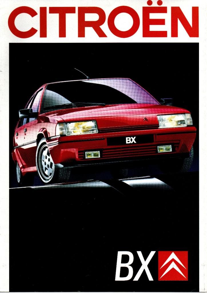 Citroen BX catalogue brochure. LesAnciennes.com