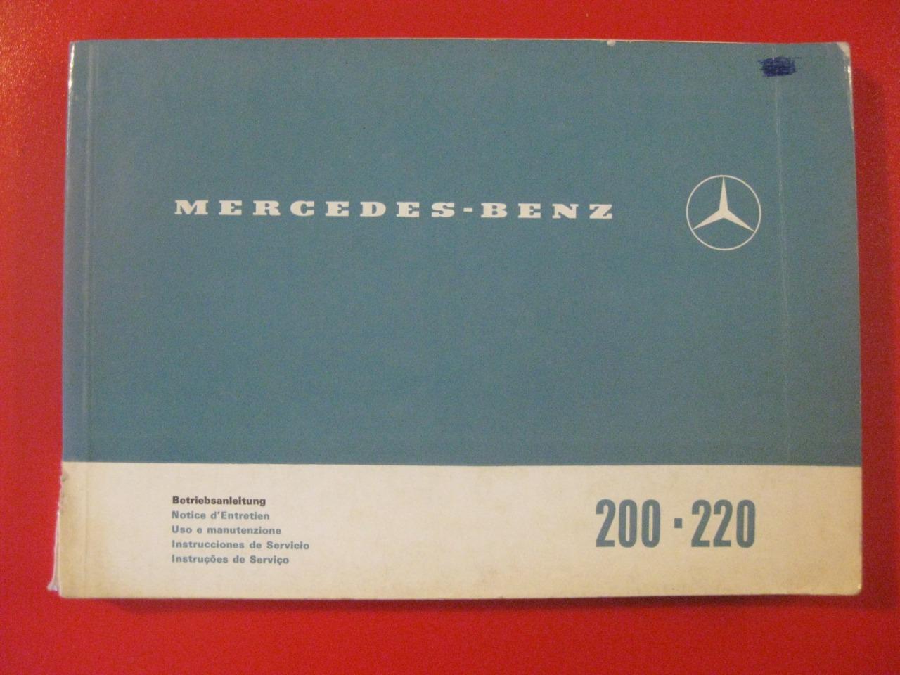 Livret entretien mercédès 200/8 & 220/8 1971 LesAnciennes.com