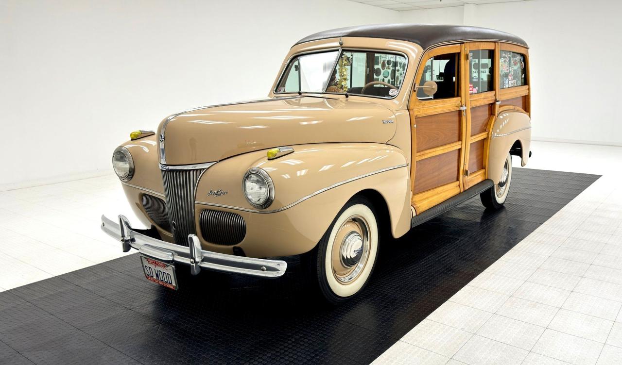 1941 Ford Super Deluxe Woody Station Wagon LesAnciennes.com