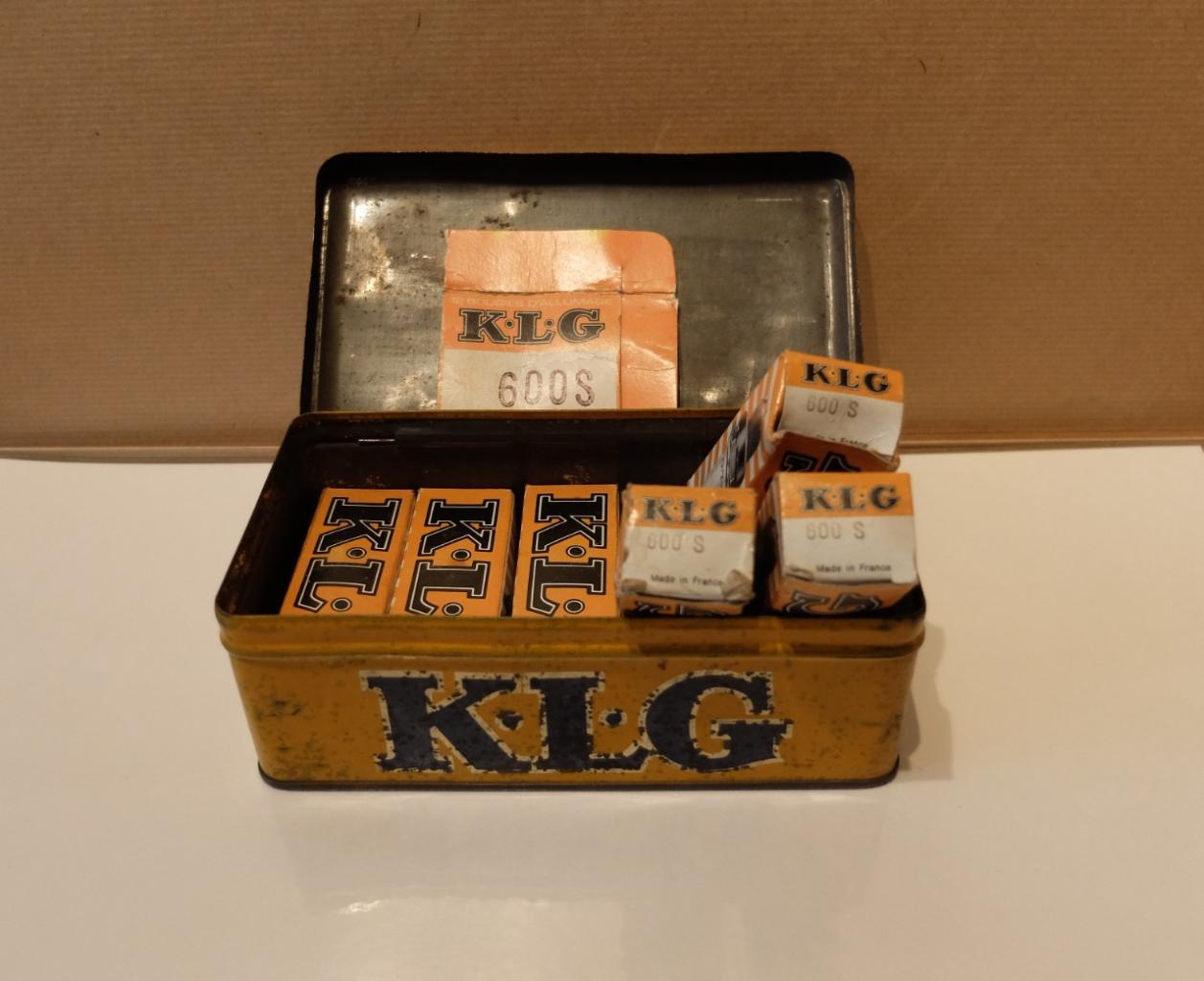 Lot de 6 bougies neuves K.L.G. ref : 600 S LesAnciennes.com