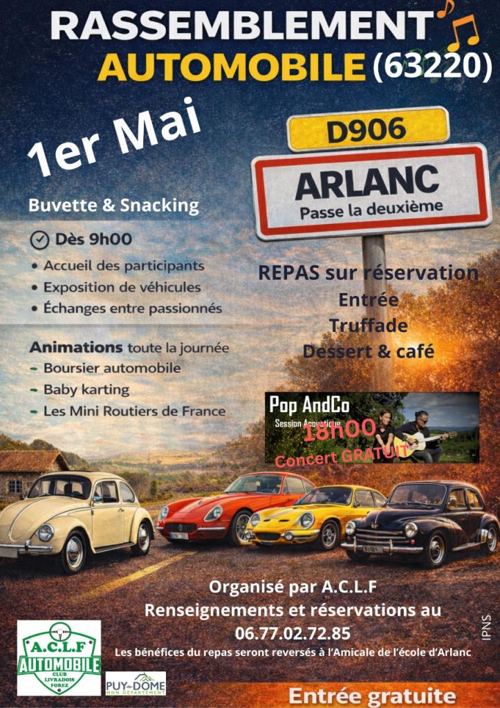 Rassemblement ARLANC LesAnciennes.com