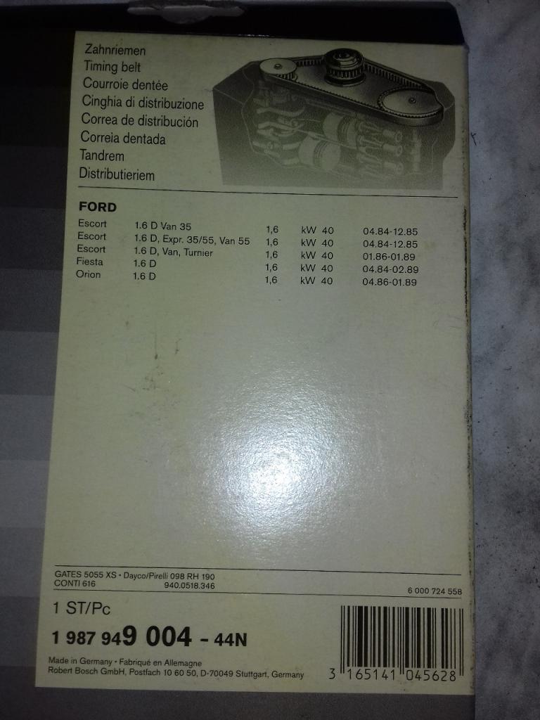 Courroie distribution FORD ORION LesAnciennes.com