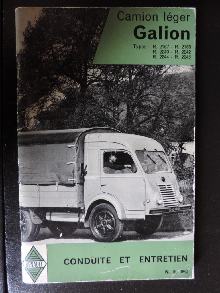 Manuel Conduite et Entretien Renault Galion LesAnciennes.com
