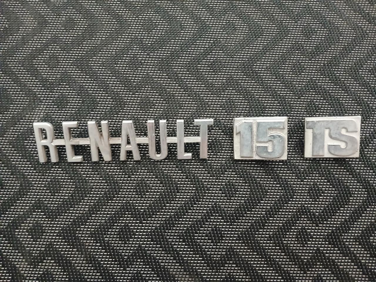 Monogrammes RENAULT 15 (R15) TS série 1 LesAnciennes.com