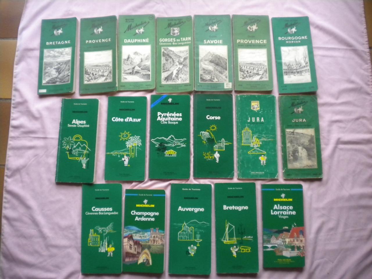 Lot 18 guides vert de tourisme MICHELIN LesAnciennes.com