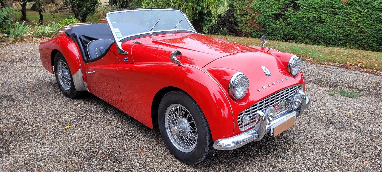 TRIUMPH TR3A - 1958 LesAnciennes.com